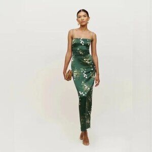 Reformation Frankie Silk Dress NWOT